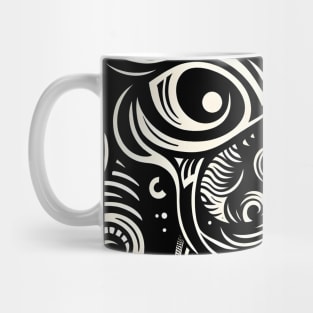 Discover Aotearoa's Cultural Tapestry: Authentic Maori Art in Vibrant Illustrations Mug